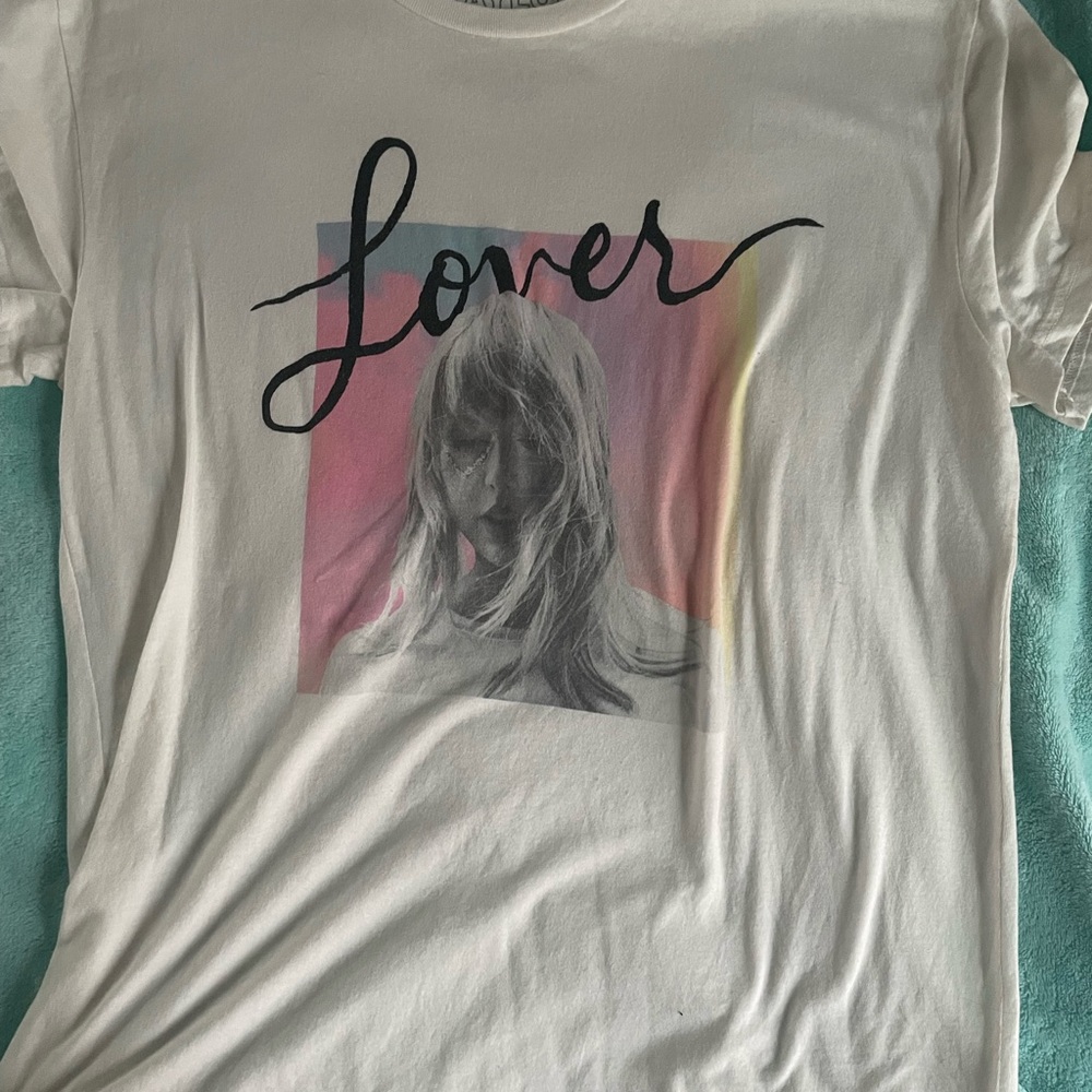 Taylor Swift Graphic White Relaxed Tee